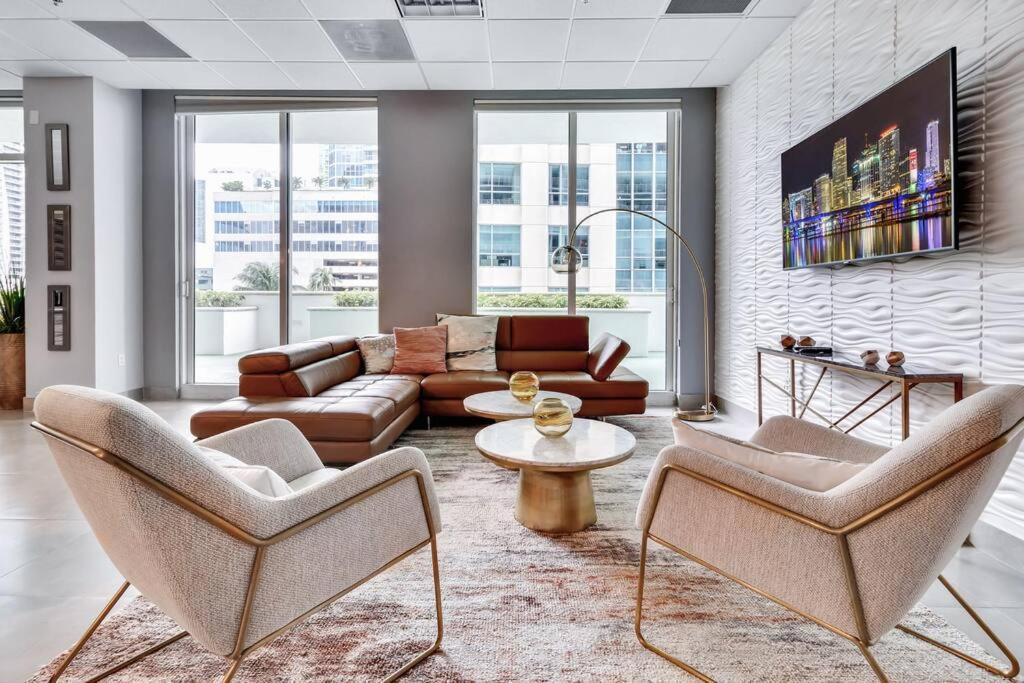 Ferienwohnung Modern 2/2 With Beautiful Ocean And Brickell Views Miami Exterior foto