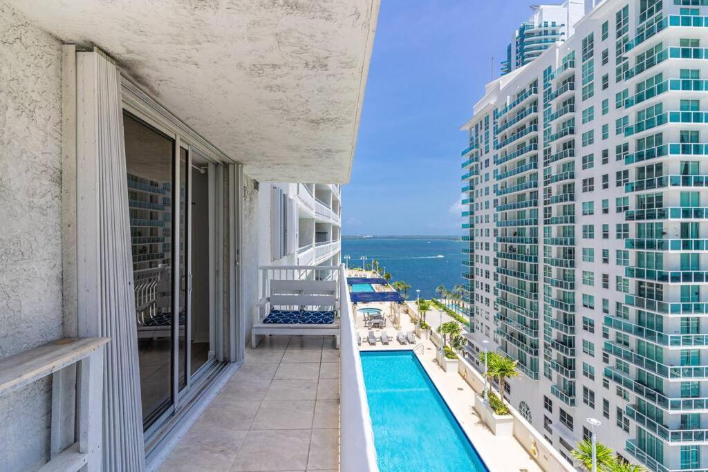 Ferienwohnung Modern 2/2 With Beautiful Ocean And Brickell Views Miami Exterior foto