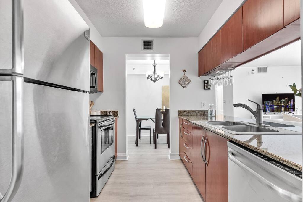 Ferienwohnung Modern 2/2 With Beautiful Ocean And Brickell Views Miami Exterior foto